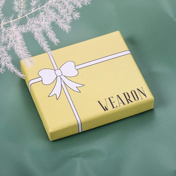 14K Gold Plated Red Zircon Diamond Turquoise Cuffs Non Piercing Earrings - Picture 7 of 7